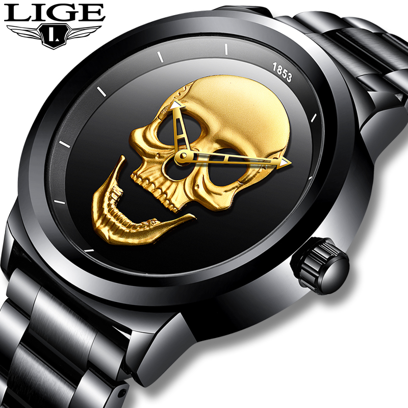Jewelry Inspired Watches - LIGE 스포츠 남성 시계 남성용 톱