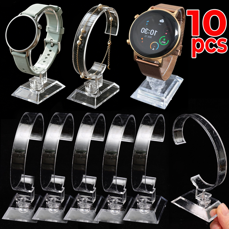 Jewelry Stand Watches - 투명 시계 진열대 C형 아크릴 홀더