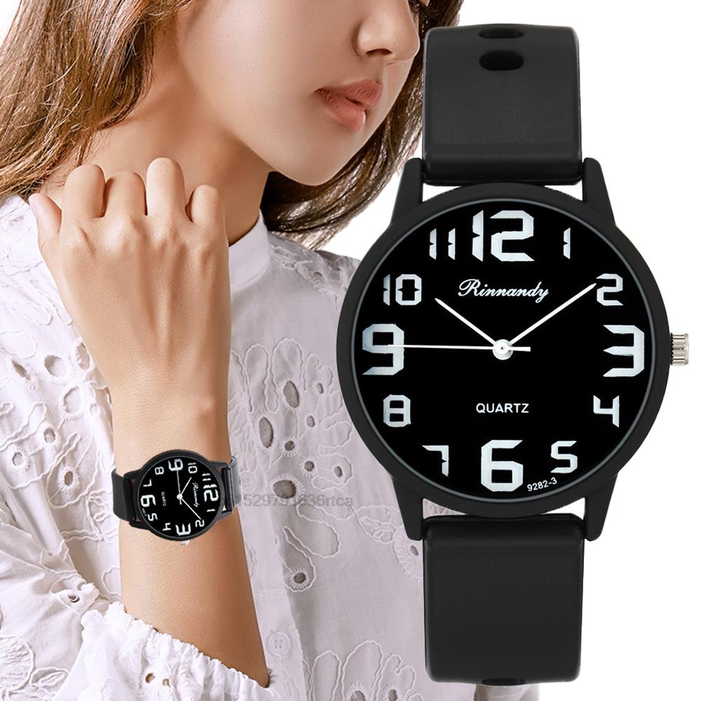 High Jewelry Watches - 여성 패션 실리콘 시계 세트 미니멀리스트