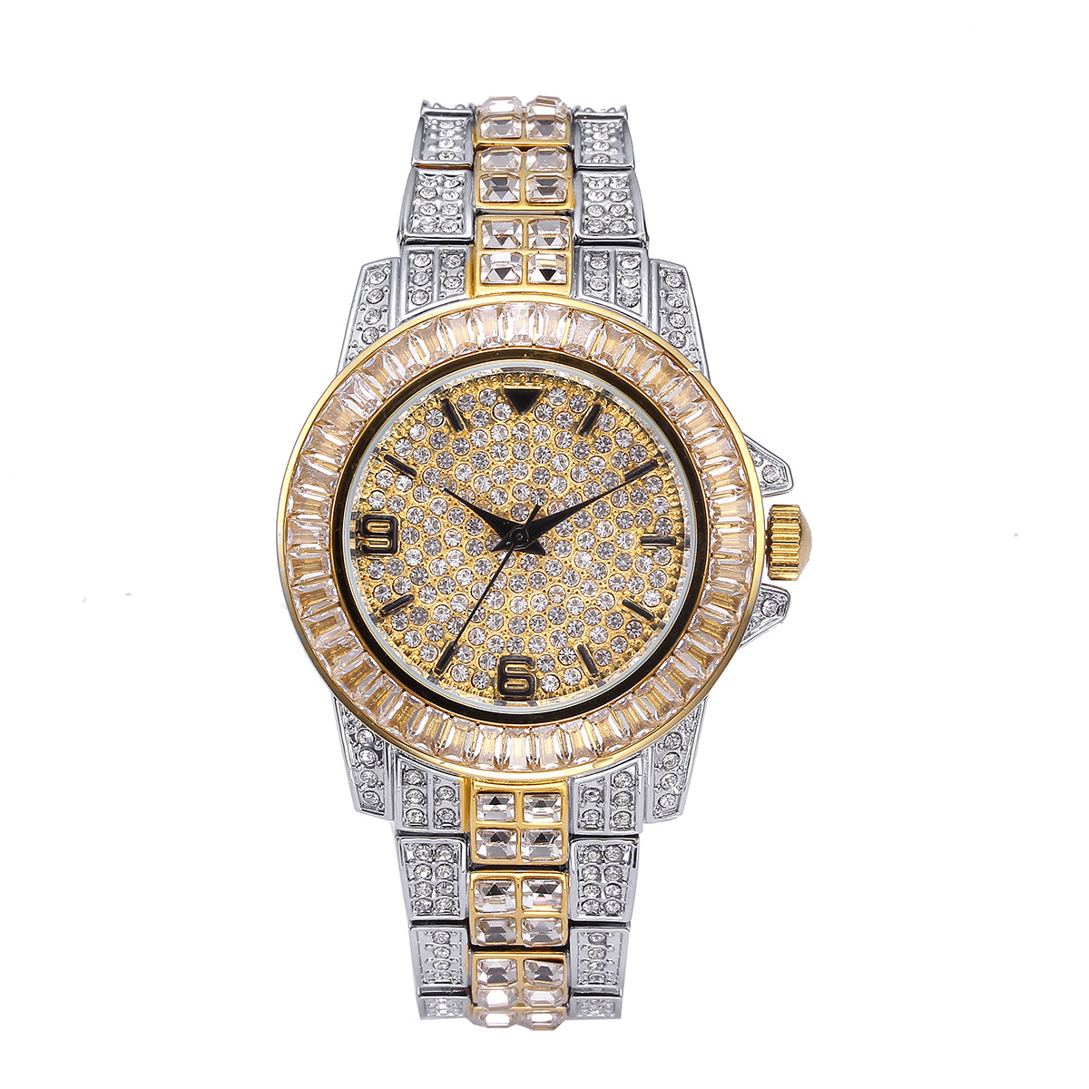 Jewelry Watches For Women - 럭셔리 풀 스톤 쿼츠 시계 남녀