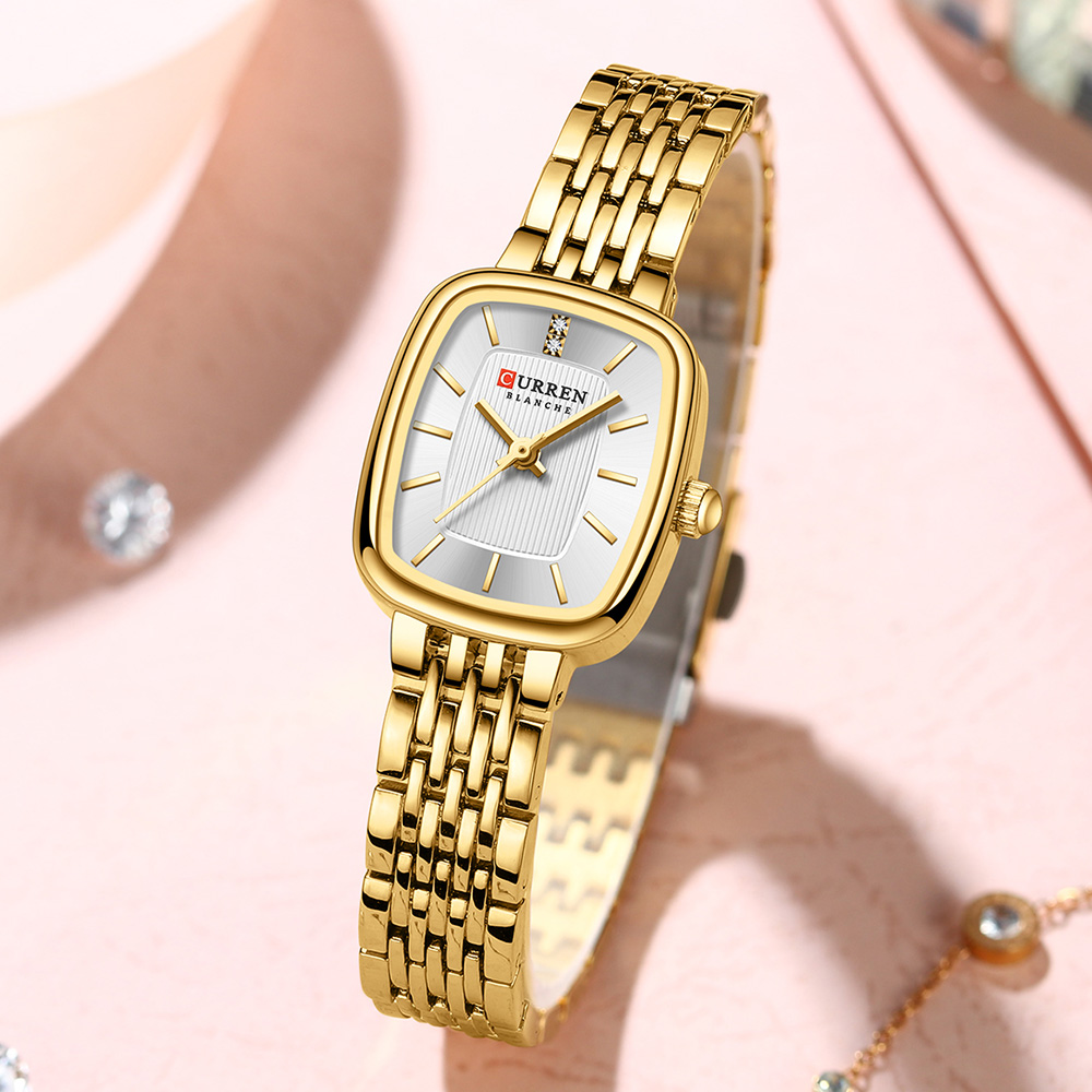 Jewelry Watches For Women - CURREN 새로운 패션 스테인레스 스틸 날짜