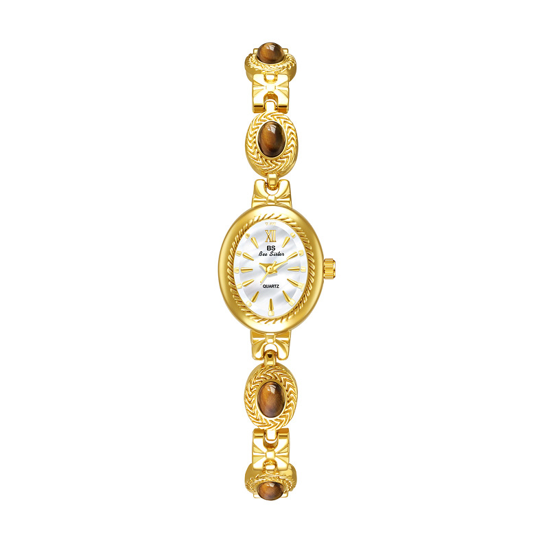 Jewelry Watches For Ladies - 여성을위한 럭셔리 우아한 시계 골드 팔찌
