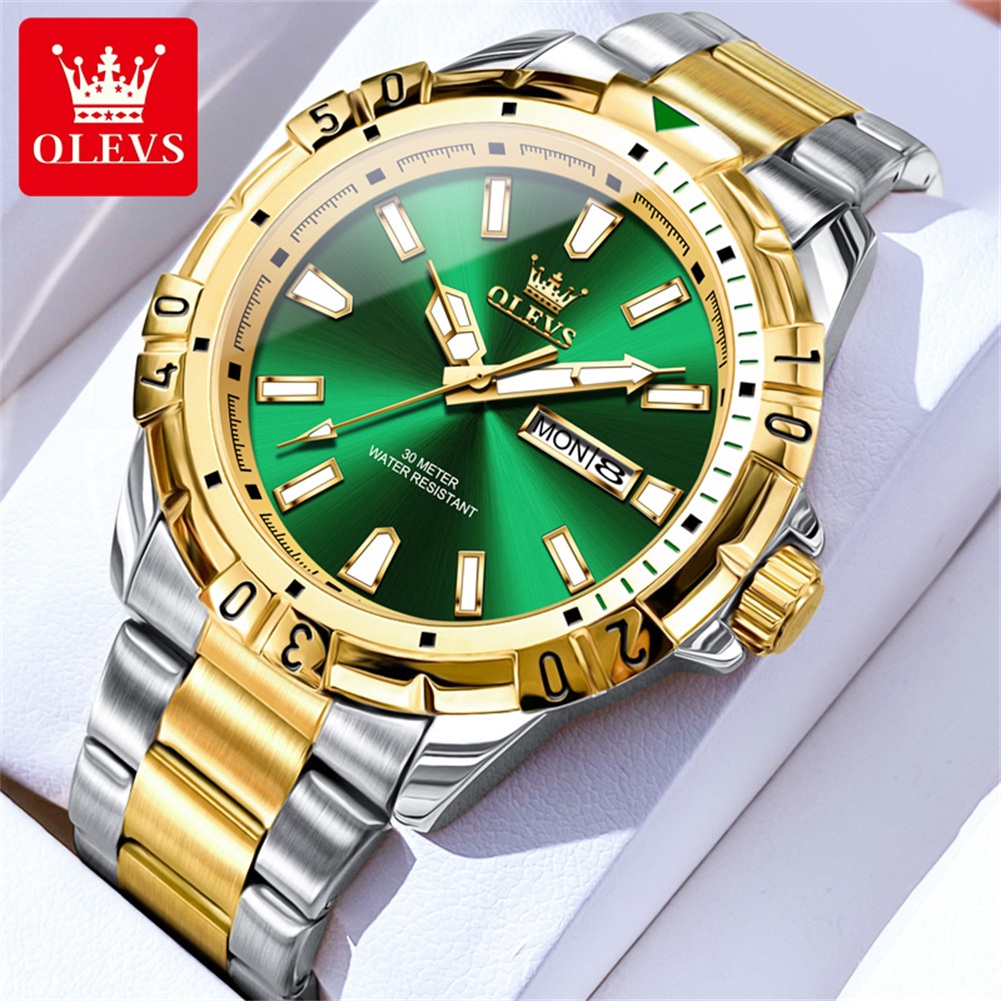 Jewelry Inspired Watches - OLEVS 5560 남성용 최고급 브랜드 쿼츠