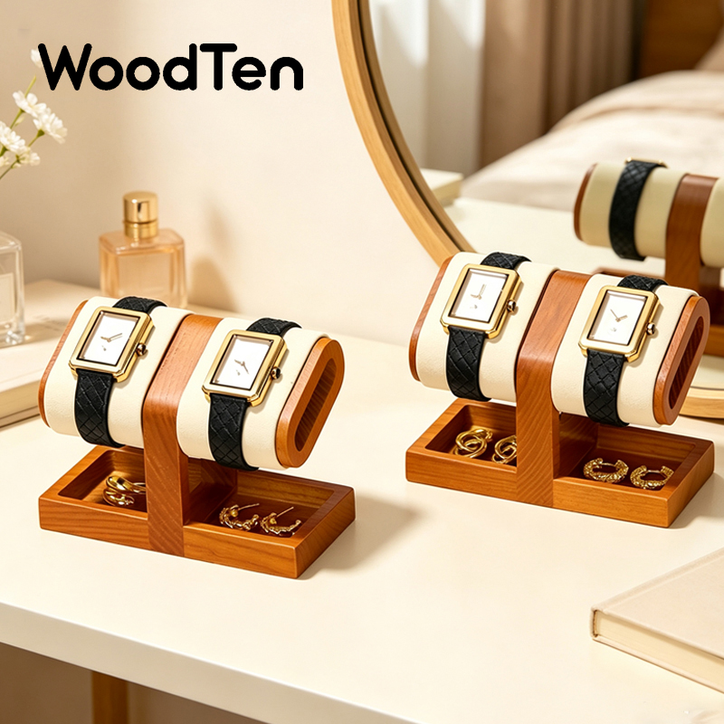 Jewelry Stand Watches - 우드텐 시계 진열대 나무 시계 랙