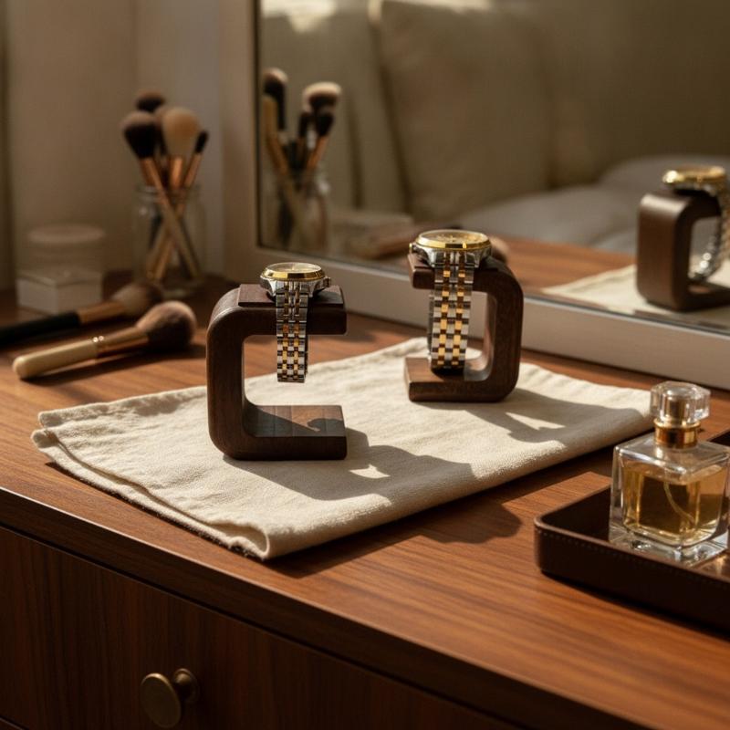 Jewelry Stand Watches - 장식용 원목 시계 거치대 - 팔찌,
