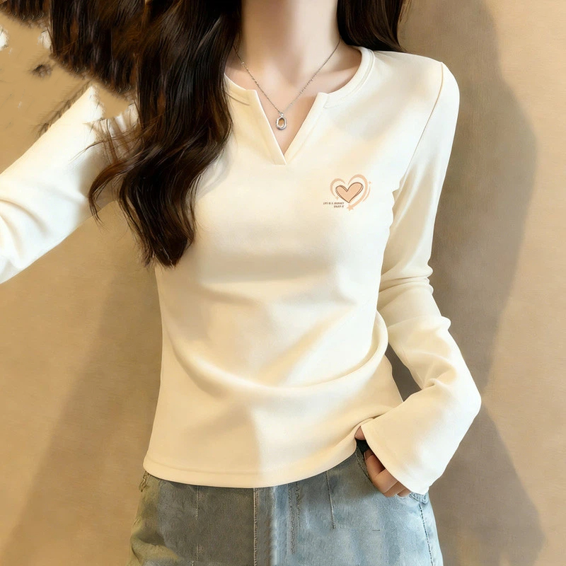 S&S Watches & Jewelry Ho Chi Minh - 여성용 가을 V 넥 긴 소매