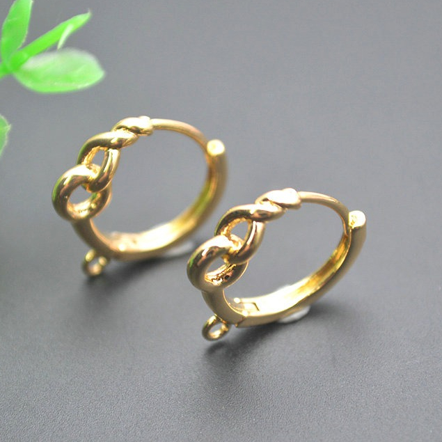 30개 트위스트 라운드 서클 18K 골드 컬러 후프 귀 - Hoop Earrings 리뷰 및 가격
