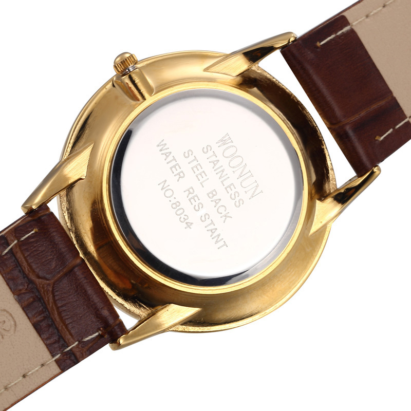 2020 WOONUN 남성용 럭셔리 골드 시계, 방수  - Jewelry Inspired Watches 리뷰 및 가격