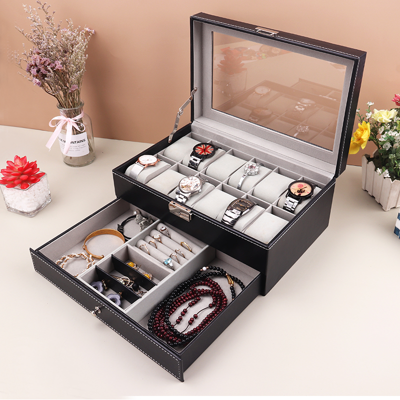 PU 가죽 시계 케이스 거치대 정리함 보관함, 쿼츠 시 - Best Jewelry Watches 리뷰 및 가격
