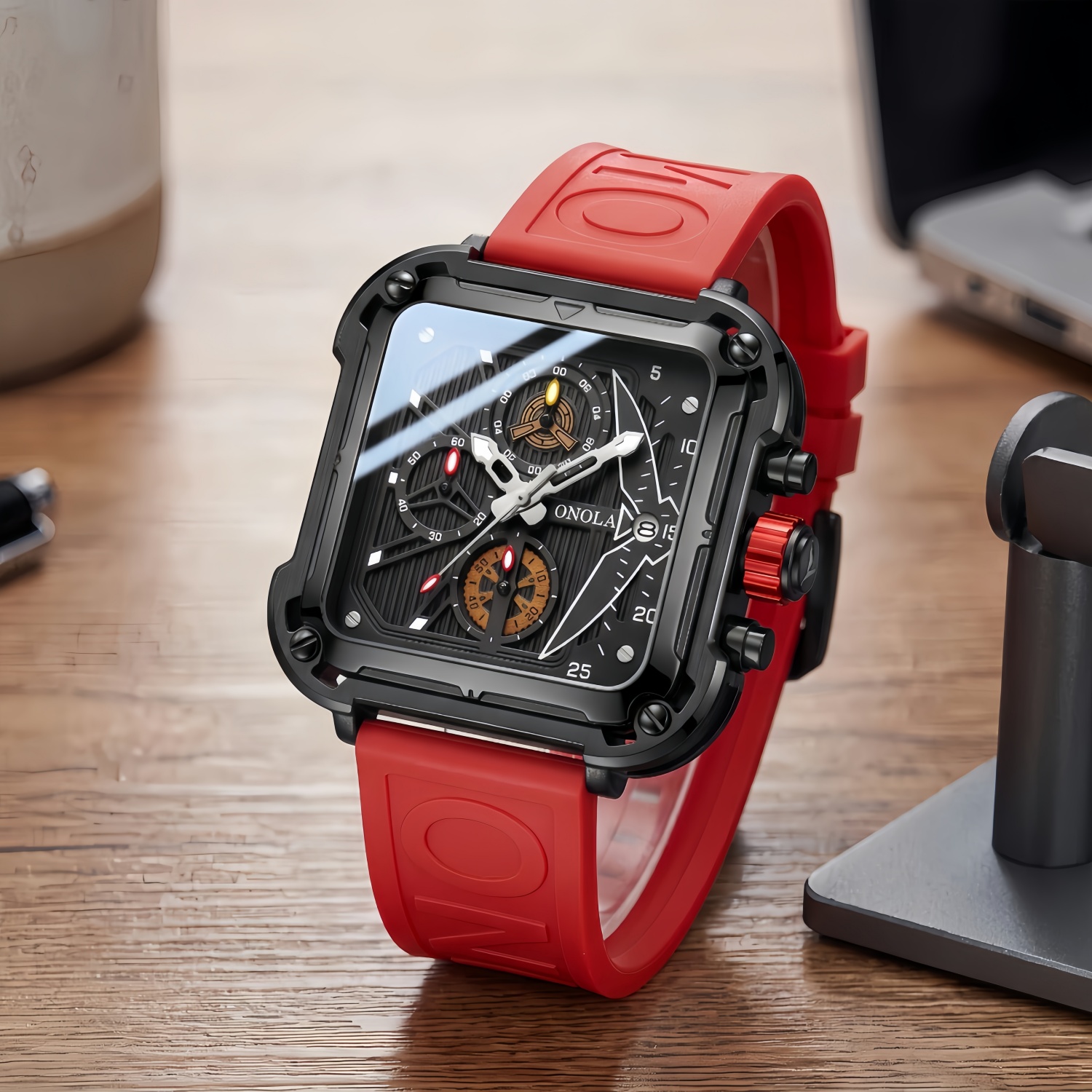 패션 남성 시계 브랜드 ONOLA 독특한 사각형 디자인 - Jewelry Inspired Watches 리뷰 및 가격