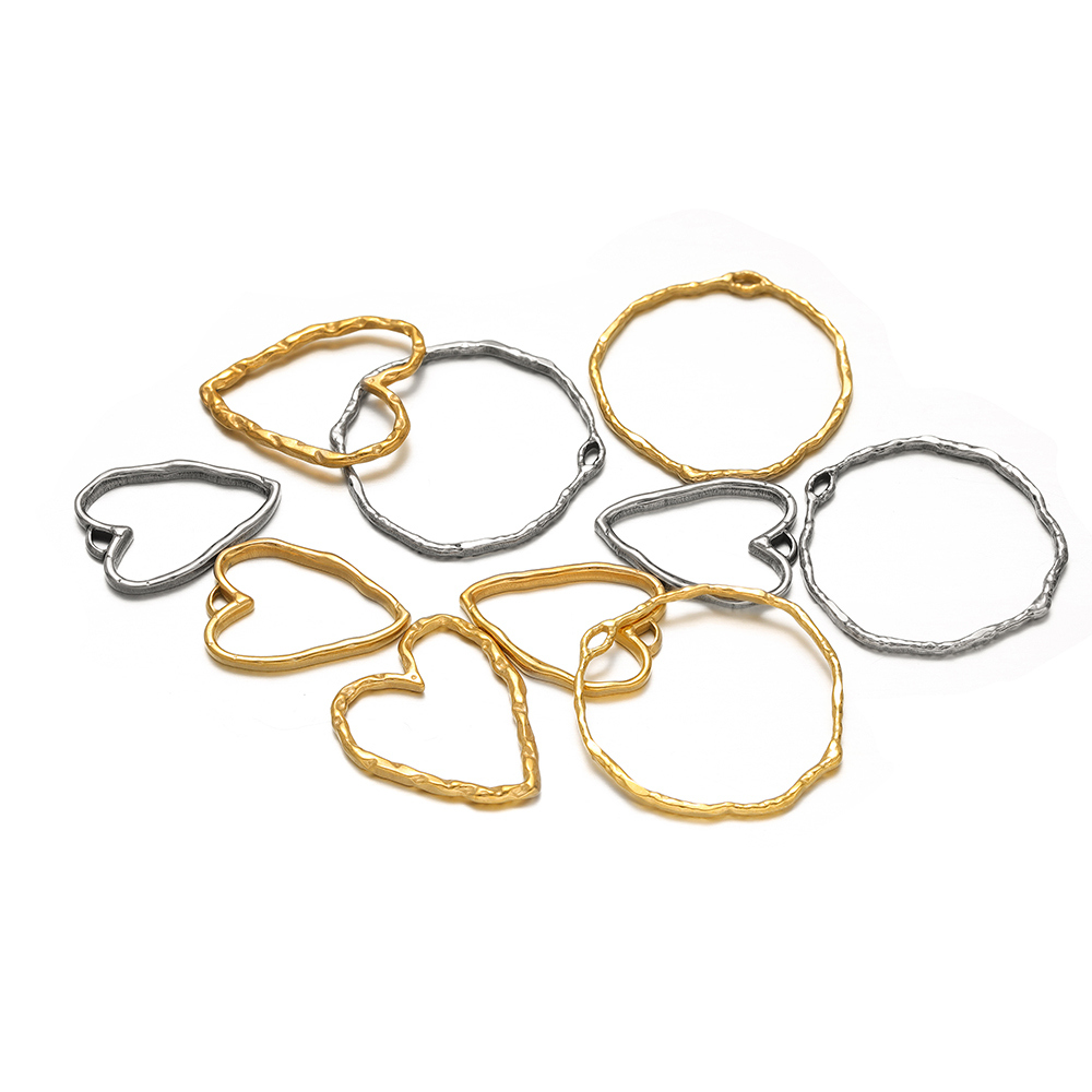 5개 하트 모양 참 스테인리스 스틸 금도금 펜던트 DI - Hoop Earrings 리뷰 및 가격