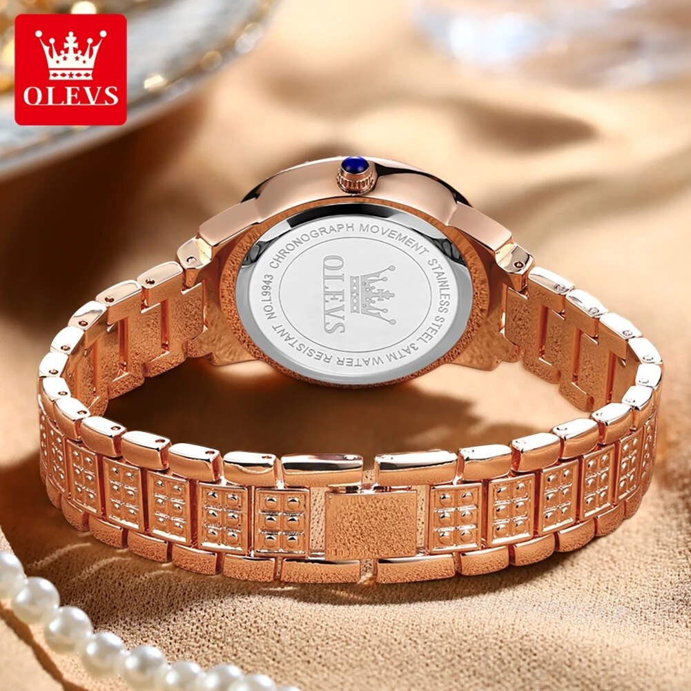 OLEVS 9943 여성을위한 럭셔리 모든 다이아몬드  - Jewelry Watches For Women 리뷰 및 가격