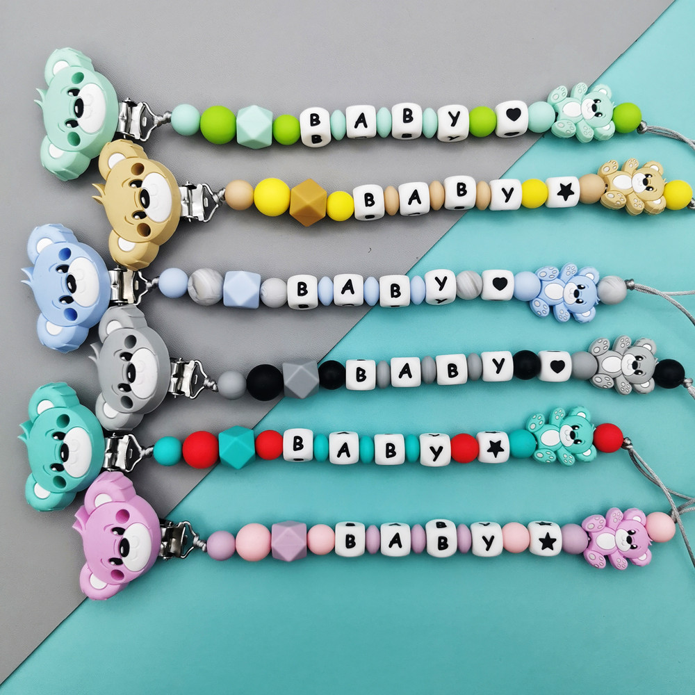 사용자 정의 영어 러시아어 실리콘 편지 이름 곰 실리콘 - Engraved Name Necklace 리뷰 및 가격