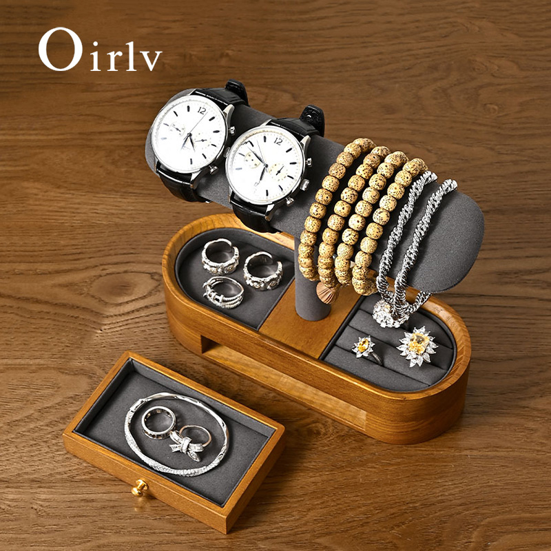 Oirlv 단단한 나무 시계 주최자 선반 T-바 시계  - Jewelry Like Watches 리뷰 및 가격