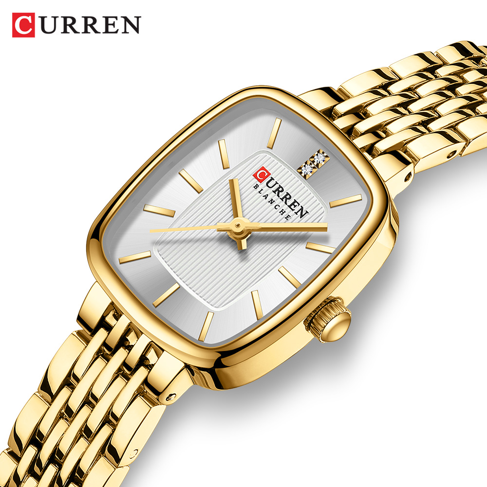 CURREN 새로운 패션 스테인레스 스틸 날짜 여성 시 - Jewelry Watches For Women 리뷰 및 가격