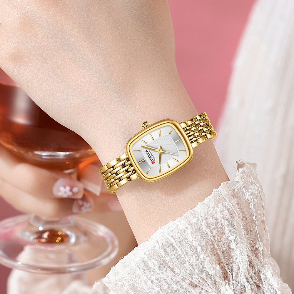 CURREN 새로운 패션 스테인레스 스틸 날짜 여성 시 - Jewelry Watches For Women 리뷰 및 가격