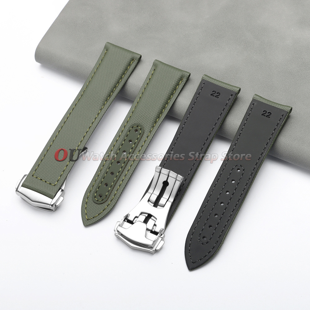 세일클로스 나일론 가죽 시계줄 20mm 21mm 22m - Omega Watch Seamaster 리뷰 및 가격