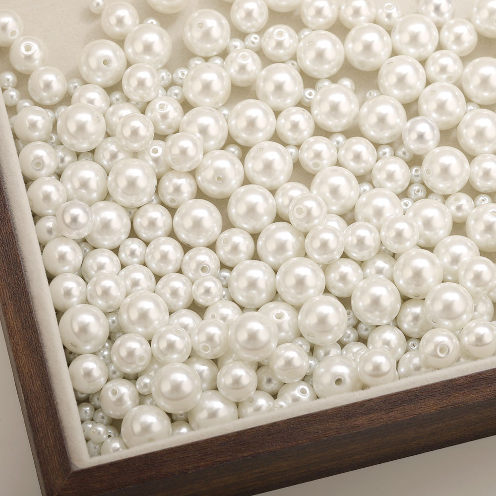 100pcs 4/6/8/10mm 고품질 유리 모조 진주 - Pearl Necklace 리뷰 및 가격