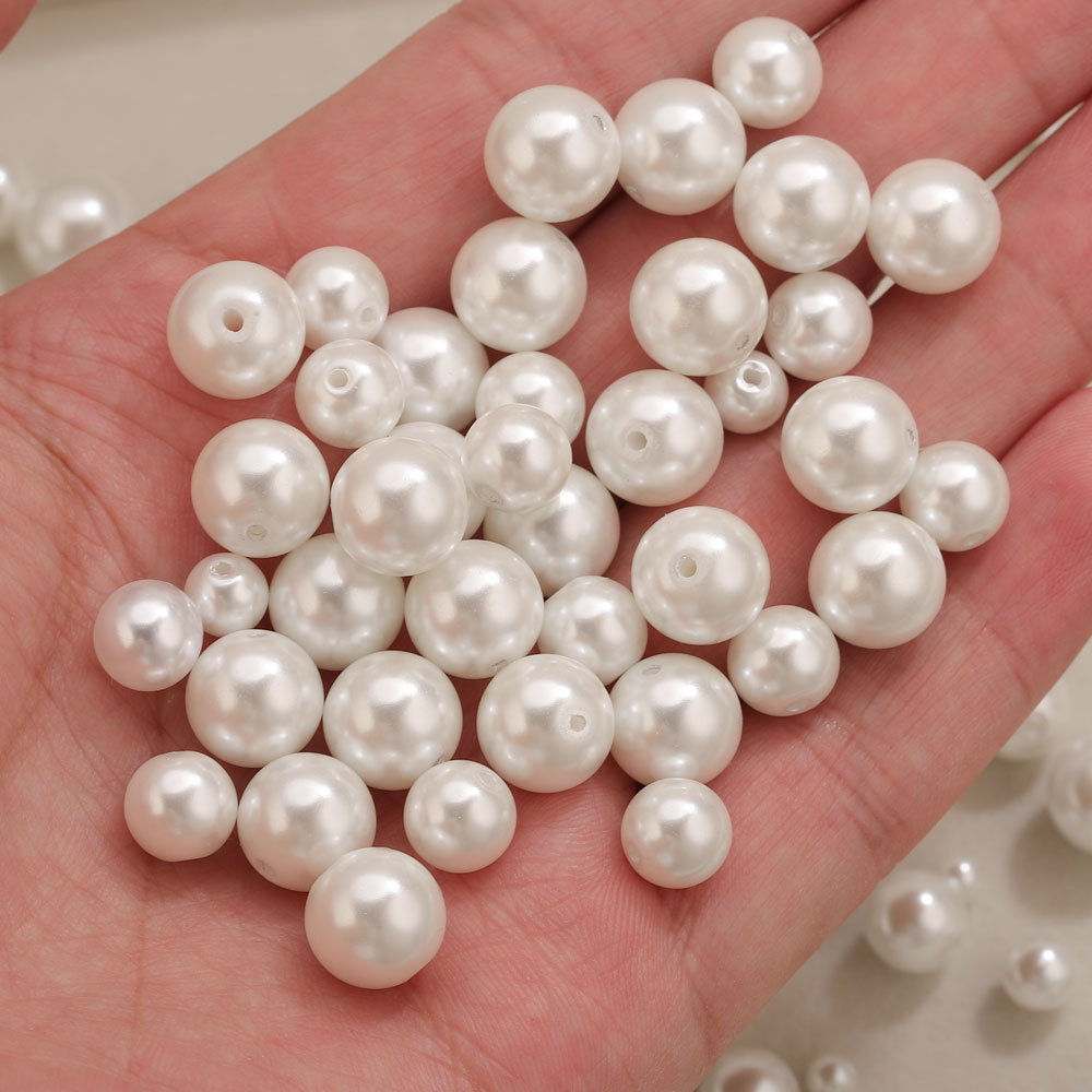 100pcs 4/6/8/10mm 고품질 유리 모조 진주 - Pearl Necklace 리뷰 및 가격