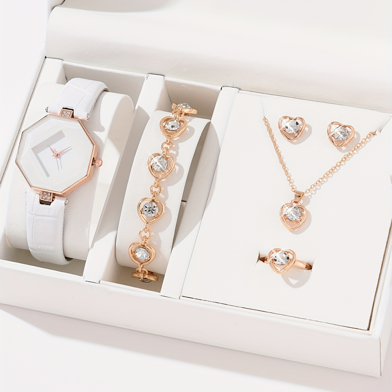 1개 라인스톤 장식 쿼츠 시계 캐주얼 폴리곤 포인터 아 - Best Jewelry Watches 리뷰 및 가격