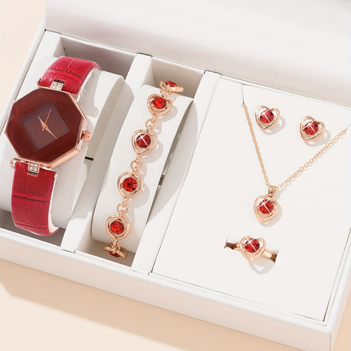 1개 라인스톤 장식 쿼츠 시계 캐주얼 폴리곤 포인터 아 - Best Jewelry Watches 리뷰 및 가격