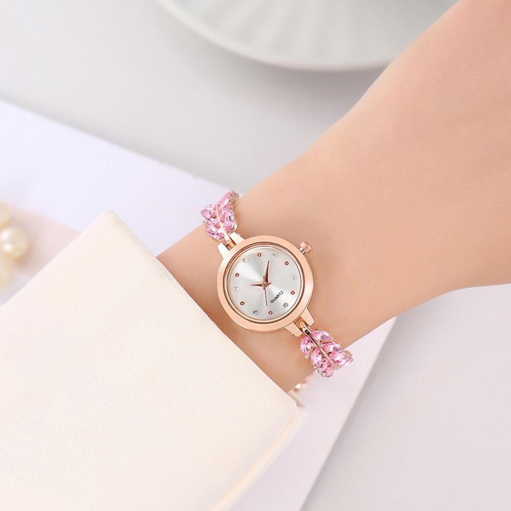 2.3cm 여성 라인 석 팔찌 시계 조정 가능한 가짜  - Jewelry Watches For Ladies 리뷰 및 가격