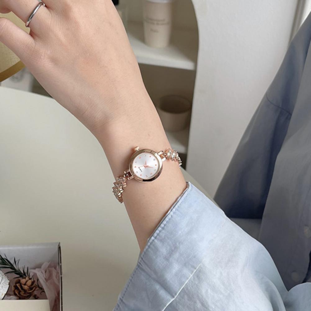 2.3cm 여성 라인 석 팔찌 시계 조정 가능한 가짜  - Jewelry Watches For Ladies 리뷰 및 가격