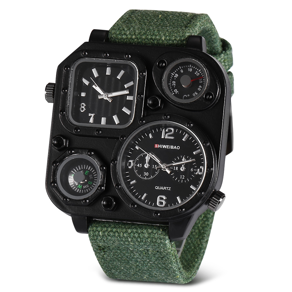 쿼츠 남성 시계, 최고 브랜드 럭셔리 캔버스 스트랩,  - Jewelry Inspired Watches 리뷰 및 가격