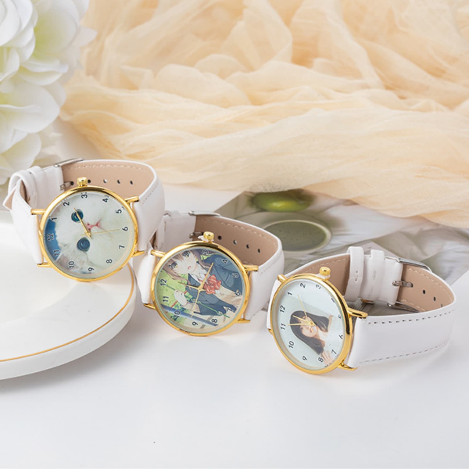 맞춤형 여성용 시계, 사진과 텍스트가 새겨진 시계줄,  - Jewelry Watches For Women 리뷰 및 가격