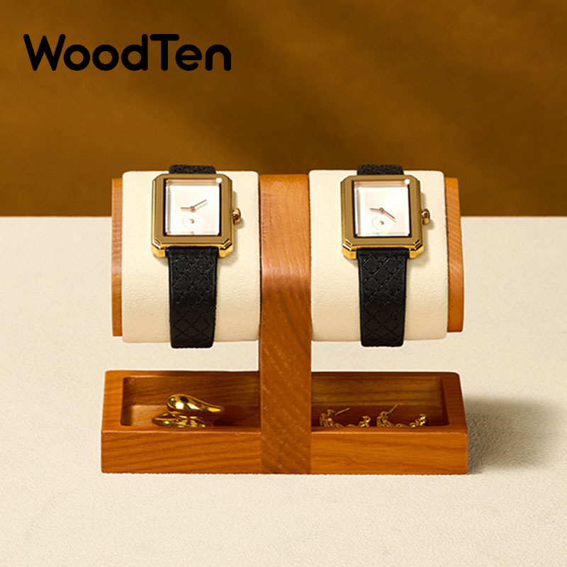우드텐 시계 진열대 나무 시계 랙 디스플레이 보관대 반 - Jewelry Stand Watches 리뷰 및 가격