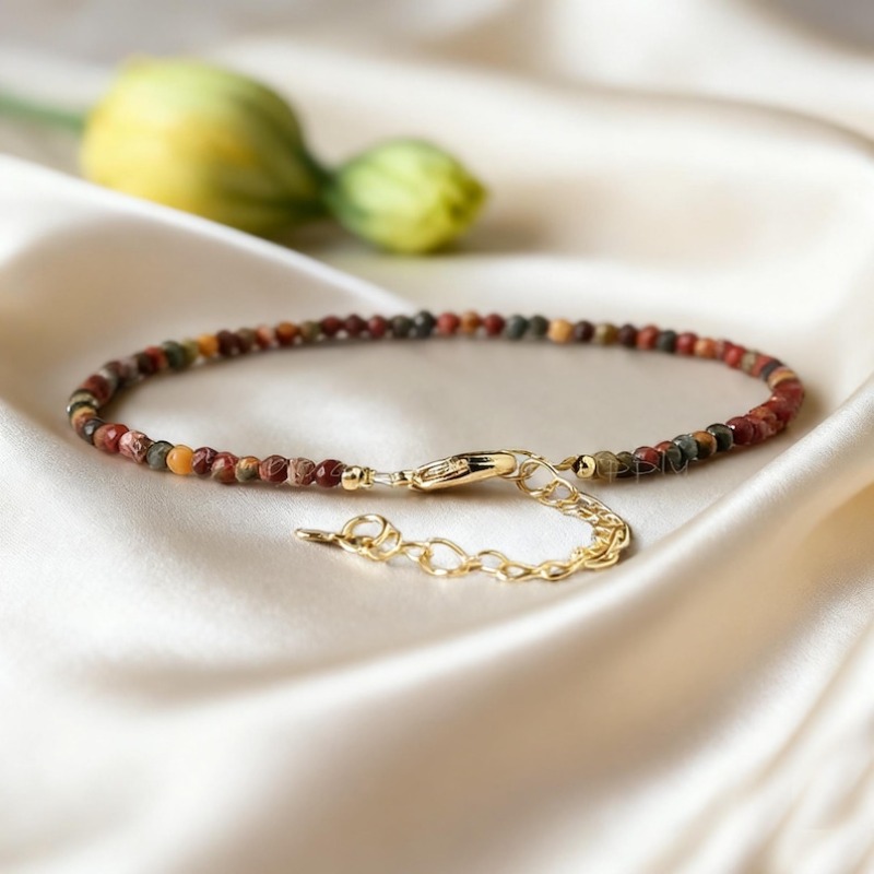정교한 팔찌, 치유 크리스탈 천연 원석 심플 팔찌, 루 - Gemstone Bracelet Healing 리뷰 및 가격
