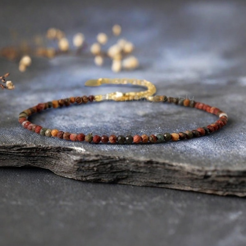 정교한 팔찌, 치유 크리스탈 천연 원석 심플 팔찌, 루 - Gemstone Bracelet Healing 리뷰 및 가격