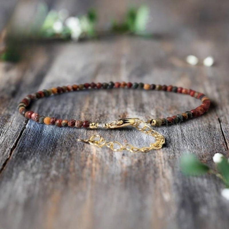 정교한 팔찌, 치유 크리스탈 천연 원석 심플 팔찌, 루 - Gemstone Bracelet Healing 리뷰 및 가격