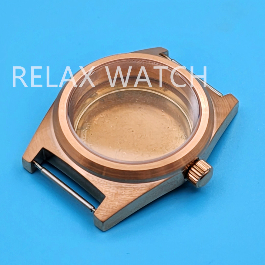 38mm 아치형 유리 빈티지 스테인레스 스틸 시계 케이 - Rg Watches & Jewelry Gmbh 리뷰 및 가격