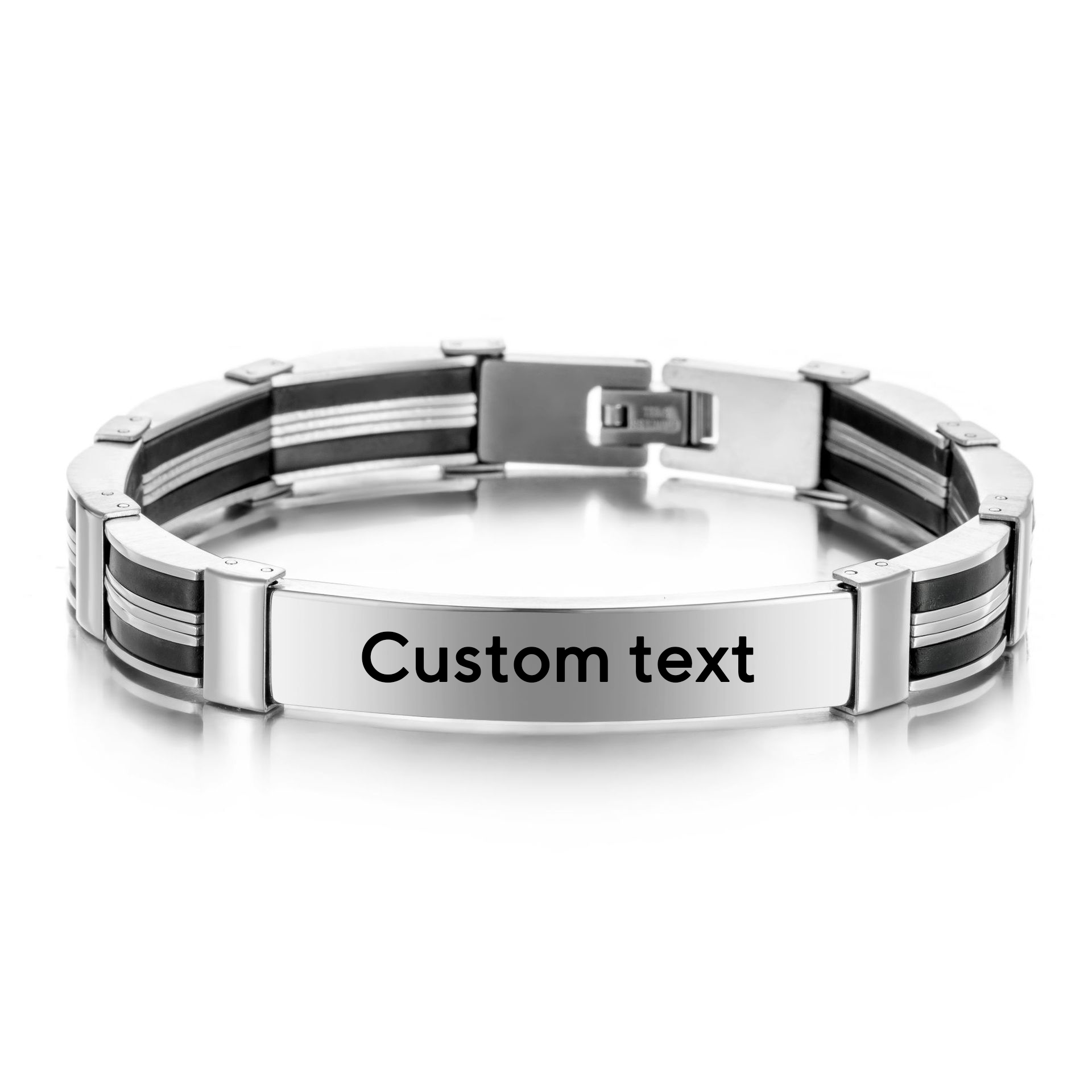 펑크 커스텀 텍스트 네임 남성용 스테인리스 스틸 팔찌  - Jewelry Watches For Women 리뷰 및 가격