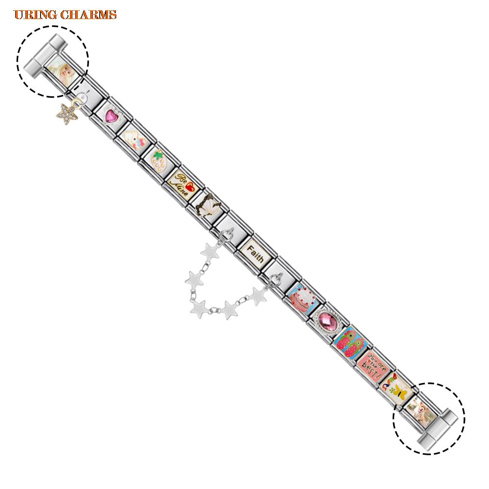 1쌍 사진 로고 맞춤형 시계 스트랩 커넥터 9mm 이탈 - Jewelry Watches For Women 리뷰 및 가격