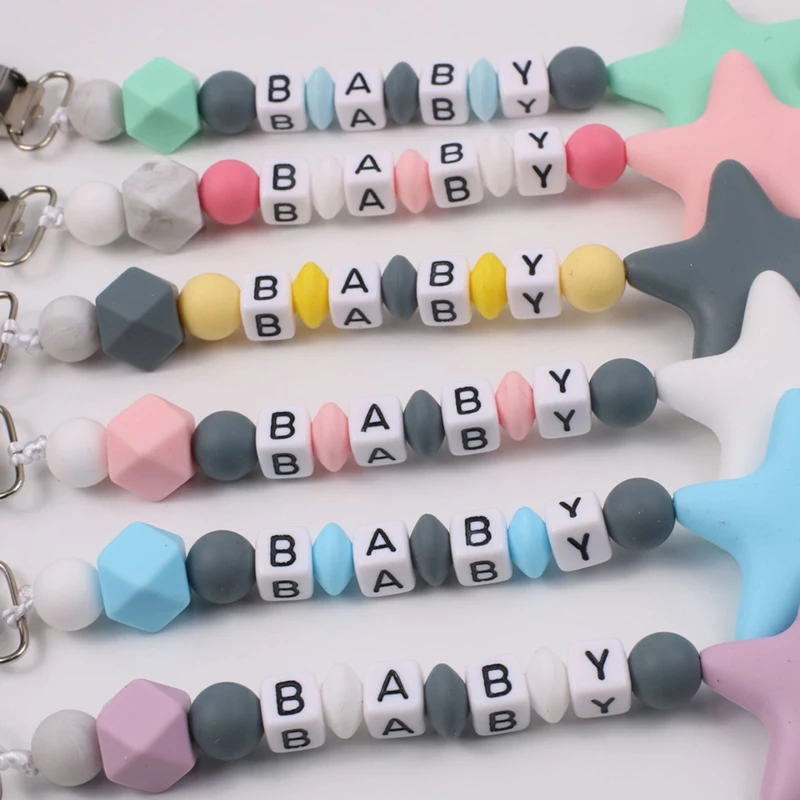 새로운 맞춤형 이름 아기 Teether 팔찌 식품 학년 - Engraved Name Necklace 리뷰 및 가격
