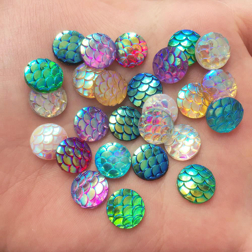 반짝 이는 100Pcs AB 수지 10mm 라운드 뱀  - Paradise Jewelry & Watches Llc Miami Photos 리뷰 및 가격