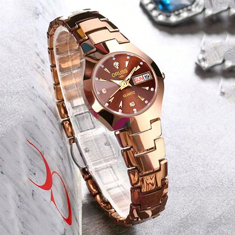 ORUSS 핫 브랜드 여성용 시계 고품질 스테인레스 스 - High Jewelry Watches 리뷰 및 가격