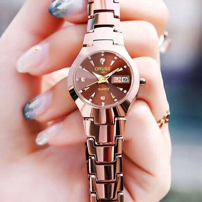 ORUSS 핫 브랜드 여성용 시계 고품질 스테인레스 스 - High Jewelry Watches 리뷰 및 가격
