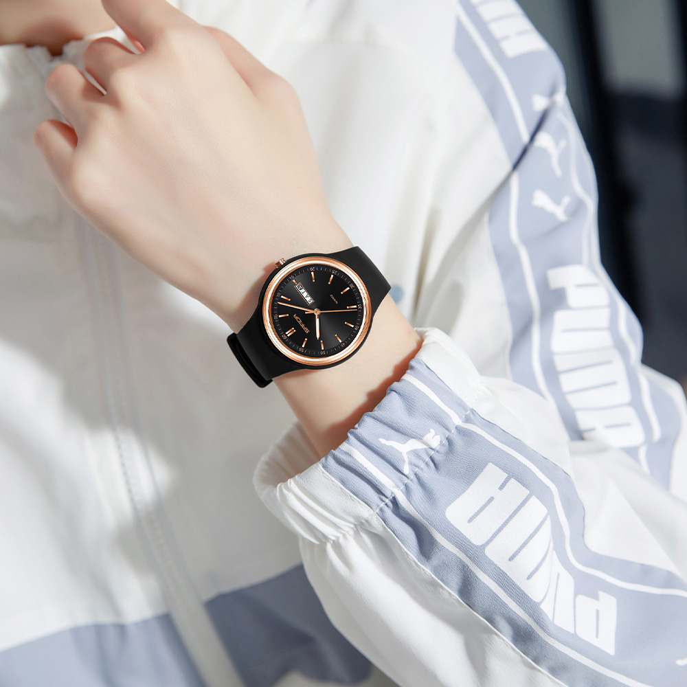 패션 달력 고품질 여성 쿼츠 시계 실리콘 스트랩 여성  - High Jewelry Watches 리뷰 및 가격
