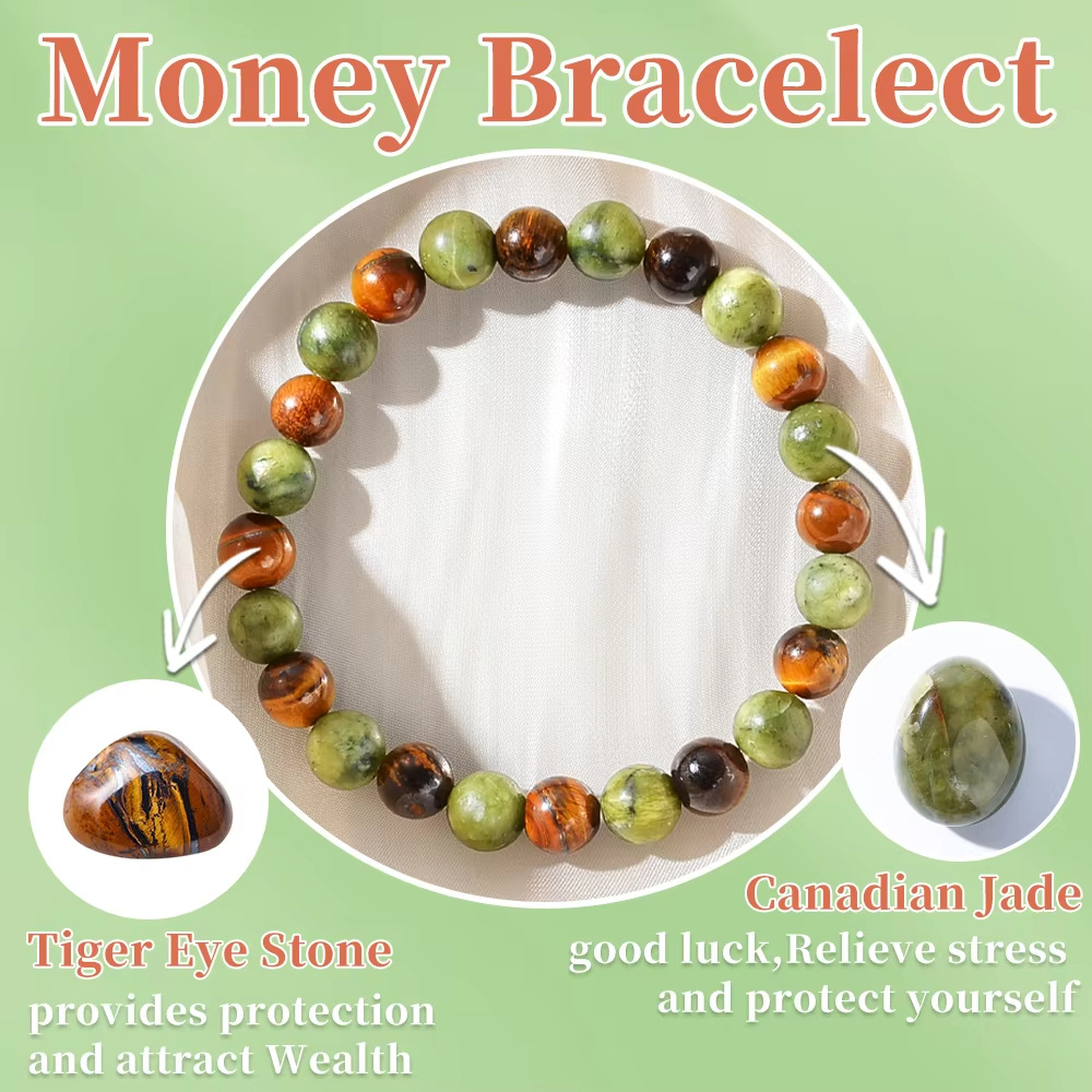번영과 풍요의 치유 팔찌 - 휴식, 성공 강화 팔찌,  - Gemstone Bracelet Healing 리뷰 및 가격